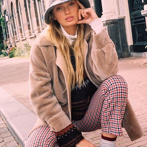 Lindsay Faux Sherpa Coat Xs 